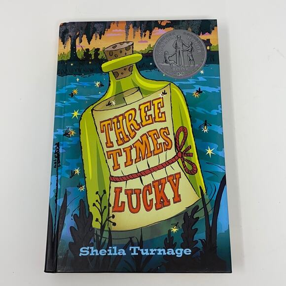 Newberry Honor Book Three Times Lucky Children's Book By Sheila Turnage - Picture 1 of 7